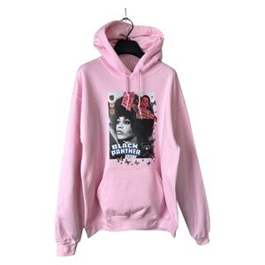 Angela Davis pink hoodie